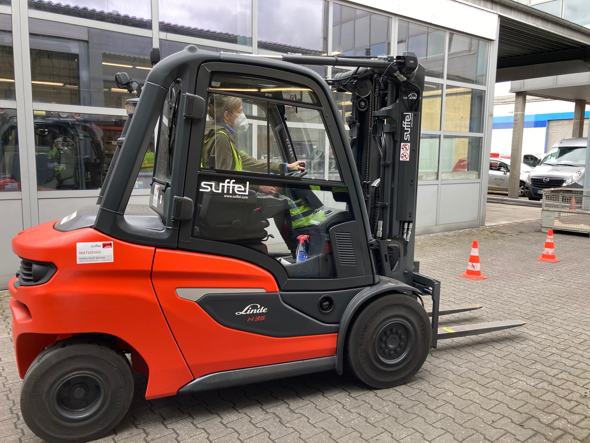 Gabelstapler Parkour