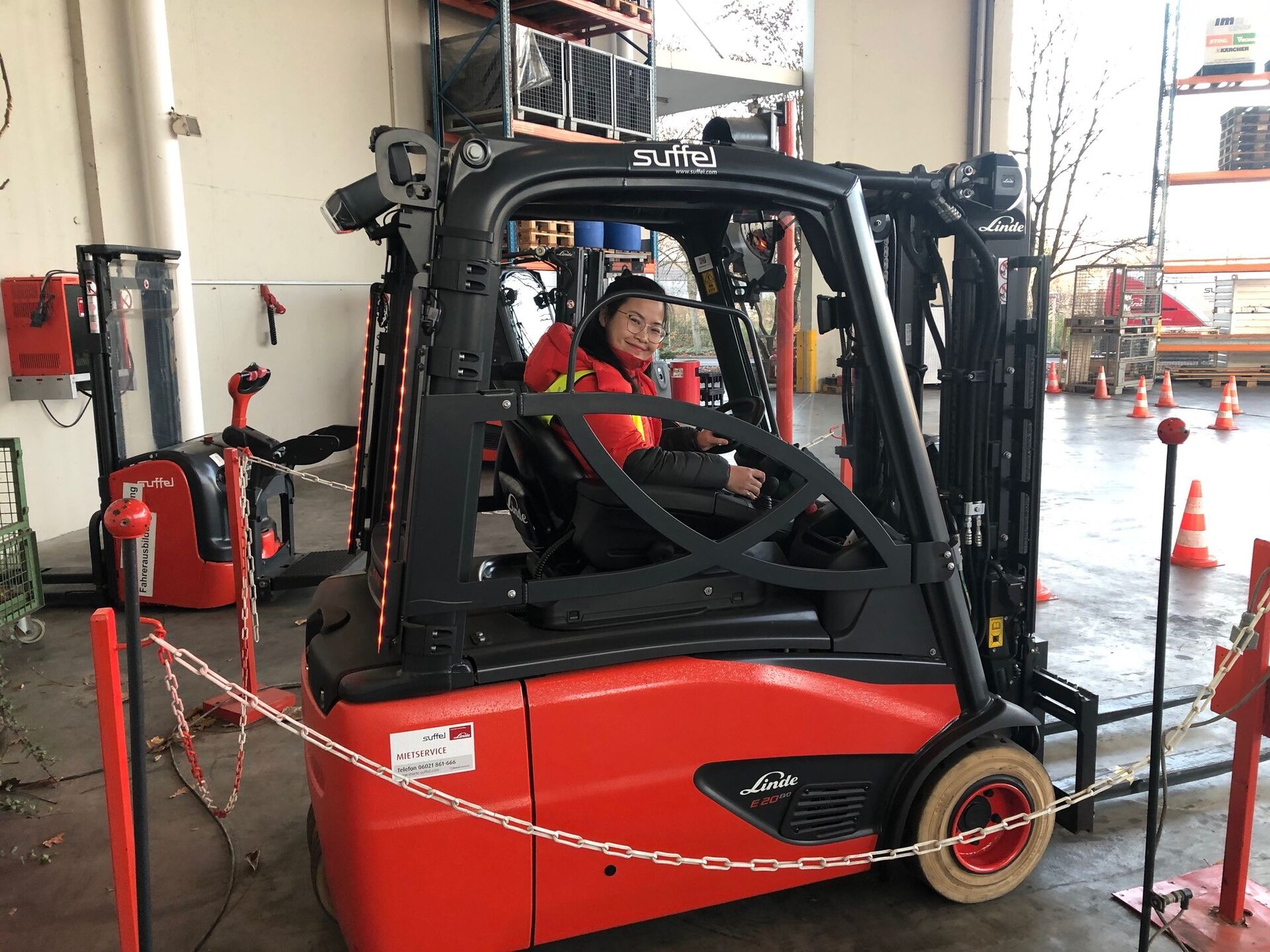 Gabelstapler Parkour